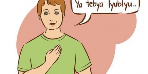 Sê jy is lief vir iemand in russies