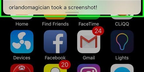 Kyk of jou snapchat 'n skermkiekie geneem is