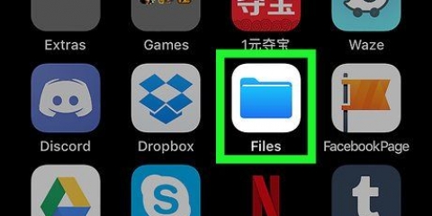 Maak zip-lêers op 'n iphone oop