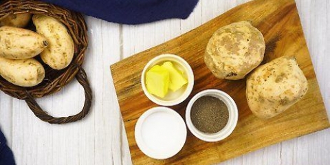 Zoete aardappels bakken