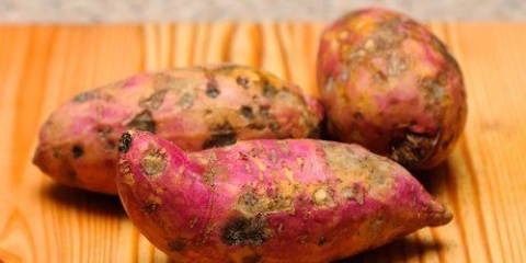 Zoete aardappels pasop