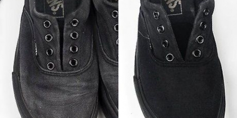 Skoonmaak van black vans