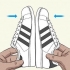 Skoonmaak van adidas skoene