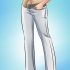 Strek die lyfband van jou broek