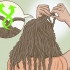 Ontwikkel dreadlocks