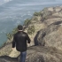 Duik en swem onder water in gta v