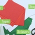 Maak 'n 3d sneeuvlok van papier