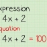 Oplos van 'n algebraïese uitdrukking