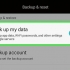 Stel 'n android-tablet terug
