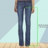 Dra 'n bootcutjeans