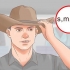 Dra 'n cowboyhoed op die regte manier