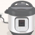 'N instant pot op hoë druk instel