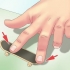 Doen 'n kickflip op 'n vingerbord