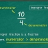 Vereenvoudig 'n onbehoorlike breuk