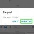 Maak 'n psd-lêer op 'n android oop