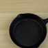 Een ribeye bakken in die pan