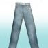 Bleik jeans met bleikmiddel