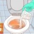 Maak 'n toilet oop met koeksoda