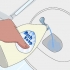 Ontblokkeer 'n toilet sonder 'n suier