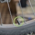 Blaas fietsbande op