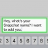 Flankeer op snapchat