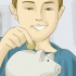 Geld spaar as kind of tiener