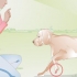 Het geseurde voetkussen van 'n hond versorgen