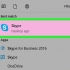 Nooi iemand na skype