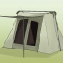 Woon in 'n tent