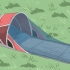 Kamp sonder 'n tent