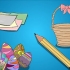 Spelletjies organiseer vir 'n paasfees vir kinders