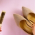 Skoonmaak van suede skoene
