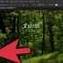 Sentreer teks in photoshop