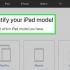 Vind uit watter model en weergawe van ipad jy het