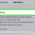 Skakel voiceover op jou iphone af